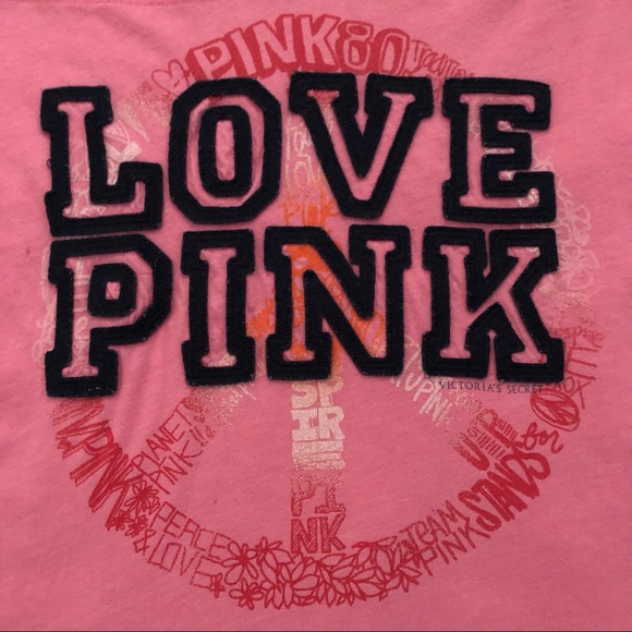 Vintage VS PINK Varsity Short Sleeve Tee - Picture 7 of 10